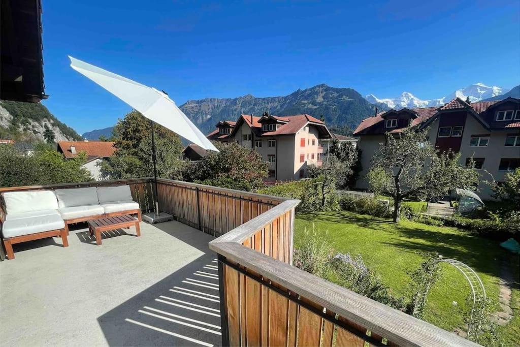-The Urbanist- Mountainview Parking Garden 3Bd Villa Unterseen Buitenkant foto